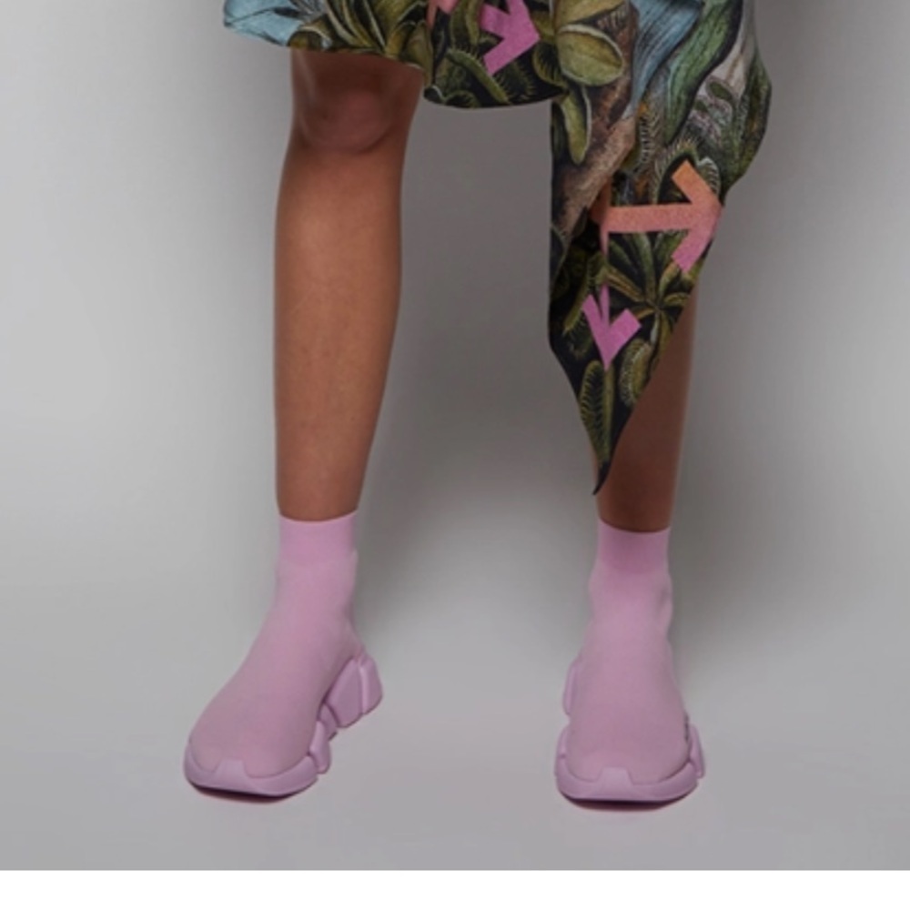 BALENCIAGA SPEED.2 LT SNEAKER LIGHT PINK - Picture 6 of 7